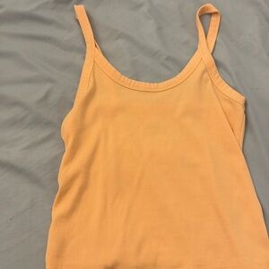 Orange tank top
